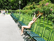 Girl Nude In Public Of Blonde 6