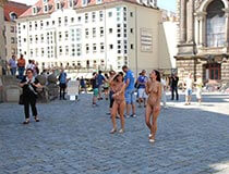 Best public nudity video - Rachel and Tara